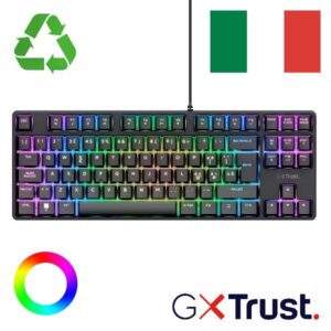 Tastiera Gaming Trust GXT 864 Cada TKL Meccanica Cablata RGB Italiano