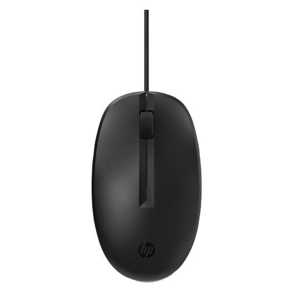 Mouse HP Laser USB Wired 128 Nero Ergonomico