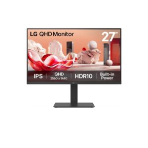 Monitor LG 27BA54QB-B 27" IPS 2K Pivot e Altezza Regolabile