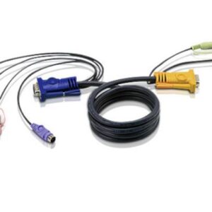 Cavo KVM Aten PS/2 con Audio e Video 3 in 1 - 5 metri
