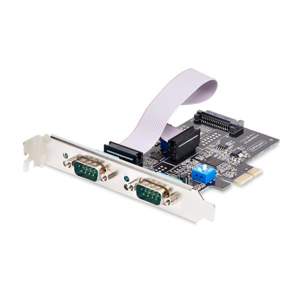 Scheda PCIe Seriale Startech 2 Porte RS232/RS422/RS485 DB9