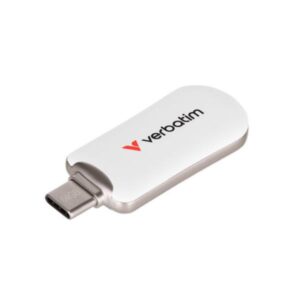 Chiavetta USB Verbatim Plectra 512GB USB-C Bianco 100MB/s