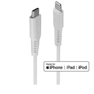 Cavo USB C a Lightning Lindy Bianco 0.5m - SKU: 31315-LND