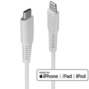 Cavo USB C Lightning Lindy 3 metri Bianco - SKU: 31318-LND