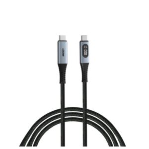 Cavo USB-C Verbatim 100W 1.2m DisplayPort Grigio Nylon