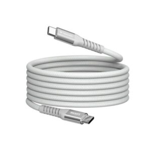 Cavo USB-C Verbatim Magnetico Sync & Charge 100W 1.2m Nylon Bianco