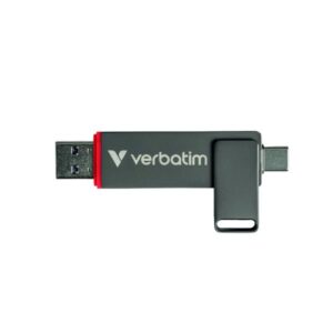 Chiavetta USB Verbatim DUAL 512GB USB 3.2 e USB-C Grigio