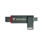 Chiavetta USB Verbatim DUAL 1TB USB 3.2 Type-C Grigio