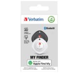 Localizzatore Bluetooth Verbatim My Finder Double Pack Nero e Bianco