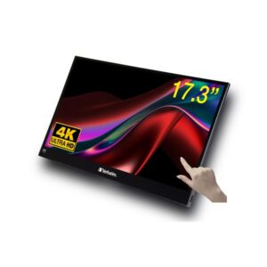 Monitor Portatile Touchscreen Verbatim 17.3" 4K IPS Metal Housing