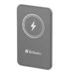 Power Bank Verbatim 5000mAh Magnetico Grigio