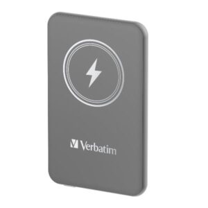 Power Bank Verbatim 5000mAh Magnetico Grigio