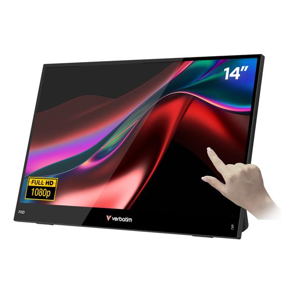 Monitor Portatile Verbatim 14" Touchscreen IPS FHD