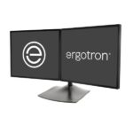 Staffa Doppio Monitor Ergotron DS100 Orizzontale 24″ Scrivania