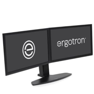 Staffa Doppio Monitor Ergotron Neo-Flex Regolabile 24" Nero