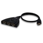 Switch HDMI Equip 3 Porte 1080P Nero