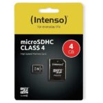 Memory Card Micro SD Intenso 4GB Classe 4