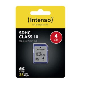 Memory Card SD Intenso Class 10 4GB 25MB/s