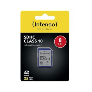 Memory Card SD Intenso Class 10 8GB 25MB/s