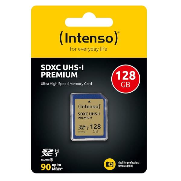 Memory Card Intenso SD UHS-I Premium 128GB Micro SDXC Classe 10