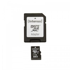 Memory Card Micro SD Intenso 64GB Classe 10 45MB/s
