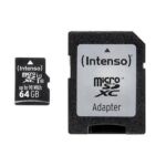 Micro SD Intenso High Capacity 64GB UHS-I Classe 10 90MB/s