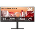 Monitor LG 34BA75QE-B 34″ IPS 21:9 3440×1440