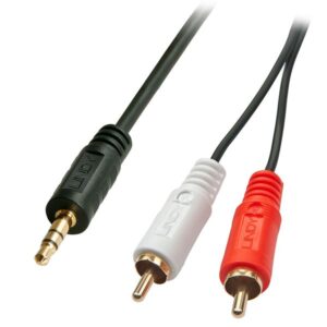 Cavo Audio Stereo Lindy 3.5mm a 2 RCA 2 Metri