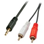 Cavo Audio Stereo Lindy 3.5mm a 2 RCA 3 metri