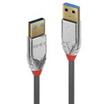 Cavo USB 3.2 Lindy Tipo A a A 5Gbps Cromo Line 3 Metri