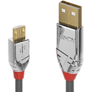 Cavo USB 2.0 Lindy Tipo A a Micro-B 3 Metri Nero - SKU: 36653-LND