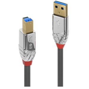 Cavo USB 3.2 Lindy Tipo A a B 5 Gbps Cromo Line 0.5m - SKU: 36660-LND