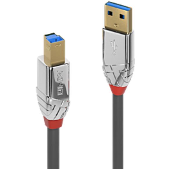 Cavo USB 3.2 Lindy Tipo A a B 5 Gbps Cromo Line 0.5m - SKU: 36660-LND