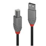 Cavo USB 2.0 Lindy Tipo A a B 2 metri Anthra Line