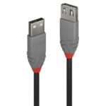 Prolunga USB 2.0 Lindy Tipo A Nero 2 Metri