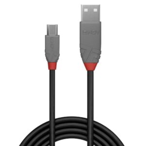 Cavo USB 2.0 A/Micro B Lindy 0.2 Metri Nero