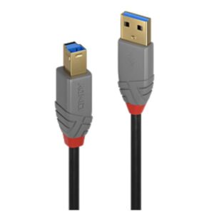 Cavo USB 3.2 Lindy Tipo A a B 5 Gbps 3 metri Nero - SKU: 36743-LND