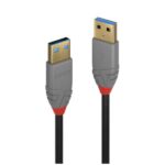 Cavo USB 3.2 Lindy Tipo A a A 2m SuperSpeed 10Gbps Nero