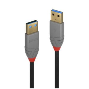 Cavo USB 3.2 Lindy Tipo A a A 2m SuperSpeed 10Gbps Nero - SKU: 36752