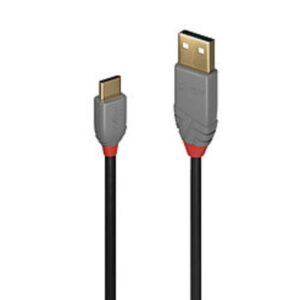 Cavo USB 2.0 Lindy Anthra Line Tipo A a C 1 metro Nero - SKU: 36886-LND