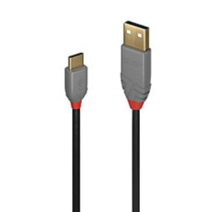 Cavo USB 2.0 Lindy Tipo A a Tipo C 2 metri Nero - SKU: 36887-LND