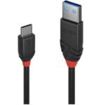 Cavo USB 3.2 Lindy Tipo A a C 10Gbit/s 1m Nero