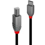 Cavo USB 2.0 Type C a B Lindy Anthra Line 1 Metro Nero