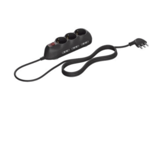 Multipresa Legrand 9 Prese Bipasso/Tedesche Cavo 1.5M Bianco