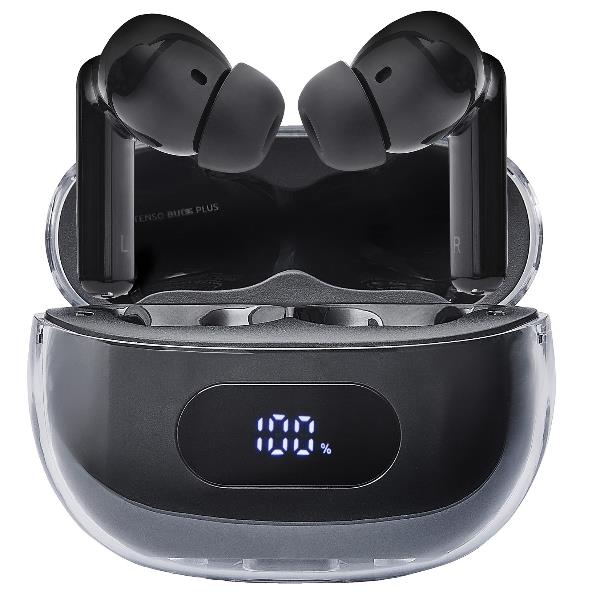 Auricolari True Wireless Intenso Black Plus Bluetooth Noise Cancelling Nero