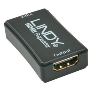 Extender Video HDMI Lindy Repeater Nero Metallo