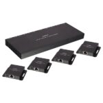 Extender Video HDMI+IR Lindy Box Connessione Metallico Nero