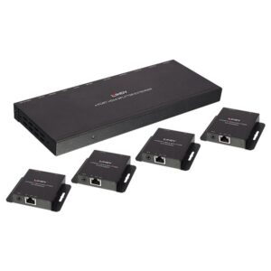 Extender Video HDMI+IR Lindy Box Connessione Metallico Nero