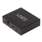 Splitter HDMI Lindy 4K 2 Porte Nero Metallo
