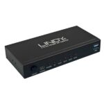 Splitter Video Lindy HDMI 4K 4 Porte Nero Metallo